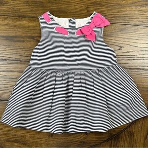 Janie and Jack Navy Pink Top